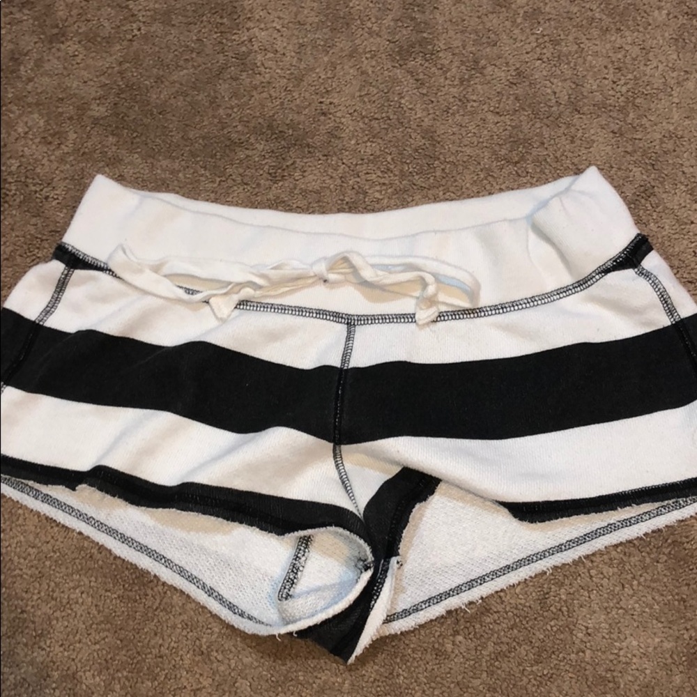 Black and white VS shorts